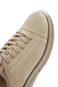 کتونی مردانه جیر بژ بنددار دری مد