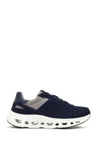 کتونی مردانه سرمه‌ای بندی با زیره ضخیم دری مد