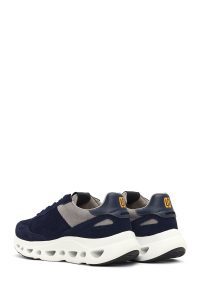 کتونی مردانه سرمه‌ای بندی با زیره ضخیم دری مد