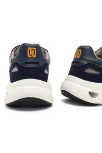 کتونی مردانه سرمه‌ای بندی با زیره ضخیم دری مد