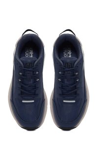 کتونی مردانه سرمه‌ای بندی با زیره ضخیم دری مد