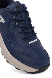 کتونی مردانه سرمه‌ای بندی با زیره ضخیم دری مد