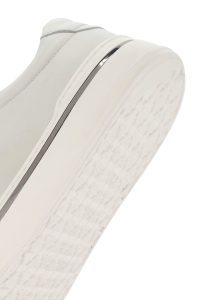 کتونی مردانه سفید بندی چرمی دری مد