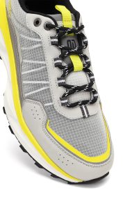 کتونی مردانه طوسی بندی با زیره ضخیم دری مد