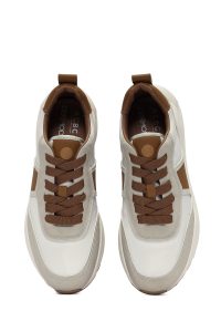 کتونی مردانه عسلی بنددار زیره ضخیم ACBC x DERIMOD