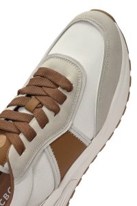 کتونی مردانه عسلی بنددار زیره ضخیم ACBC x DERIMOD