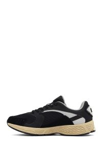 کتونی مردانه مشکی بندی با زیره ضخیم دری مد