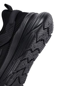 کتونی مردانه مشکی بندی زیره ضخیم پارچه‌ای Derimod Zero