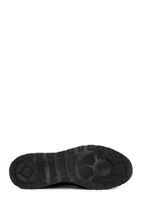 کتونی مردانه مشکی بندی چرمی کژوال دری مد