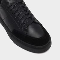 کتونی مردانه مشکی چرم طبیعی آلدو KIRYU-TR – ALDO