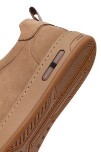 کتونی مردانه نبوک چرمی ویزون بندی دری‌مد