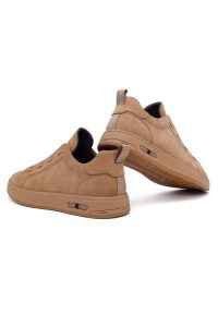 کتونی مردانه نبوک چرمی ویزون بندی دری‌مد