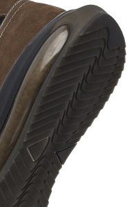 کتونی مردانه نبوک چرمی ویزون بندی زیره ضخیم دری مد