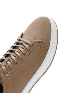 کتونی مردانه نوبوک بژ بنددار دری مد