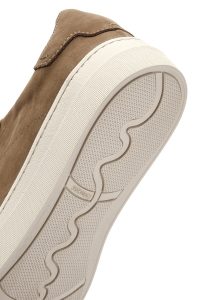 کتونی مردانه نوبوک بژ بنددار دری مد