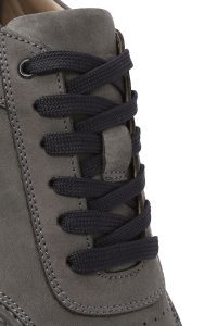 کتونی مردانه نوبوک خاکی بنددار زیره ضخیم دری مد