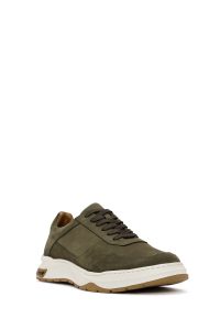 کتونی مردانه نوبوک زیتونی بنددار دری مد