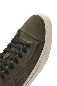 کتونی مردانه نوبوک زیتونی بنددار دری مد