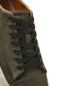 کتونی مردانه نوبوک زیتونی بنددار دری مد