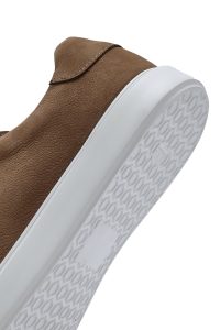 کتونی مردانه نوبوک شتری بنددار دری مد