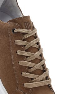 کتونی مردانه نوبوک شتری بنددار دری مد