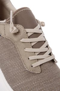 کتونی مردانه پارچه‌ای بژ بنددار زیره ضخیم Derimod Zero