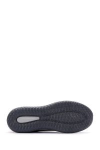 کتونی مردانه پارچه‌ای خاکی بنددار زیره ضخیم دری مد