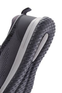 کتونی مردانه پارچه‌ای خاکی بنددار زیره ضخیم دری مد