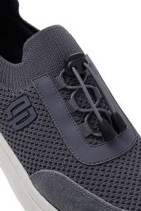 کتونی مردانه پارچه‌ای طوسی زیره ضخیم Derimod Zero