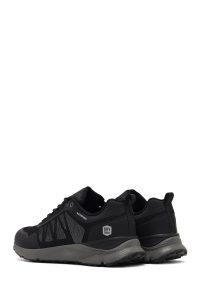 کتونی مردانه پارچه‌ای مشکی بندی دری مد