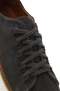 کتونی مردانه چرم جیر سبز بنددار زیره ضخیم دری مد