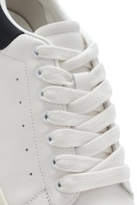 کتونی مردانه چرم سفید بنددار دری مد