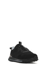 کتونی مردانه چرم مشکی بنددار دری مد