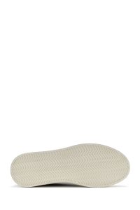 کتونی مردانه چرم مشکی بنددار دری مد