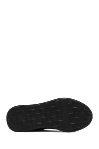 کتونی مردانه چرم مشکی بنددار دری مد