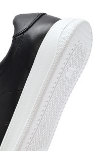 کتونی مردانه چرم مشکی بنددار دری مد