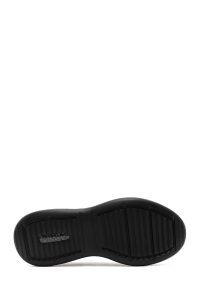 کتونی مردانه چرم مشکی بنددار زیره ضخیم کژوال دری مد