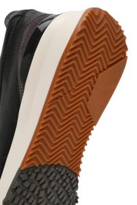 کتونی مردانه چرم مشکی بنددار کژوال دری مد