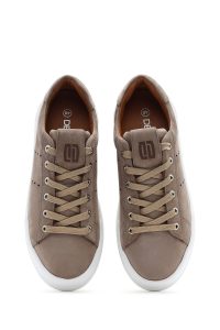 کتونی مردانه چرم نوبوک ویژون بنددار دری مد