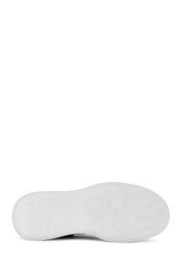 کتونی مردانه چرمی مشکی بندی زیره ضخیم دری مد