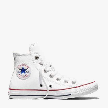 کتونی چرمی کانورس آل استار Chuck Taylor All Star سفید مردانه و زنانه اورجینال