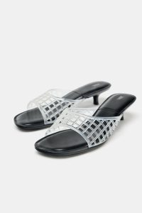 کفش جلو باز زنانه پاشنه کوتاه جلو لاستیکی زارا – ZARA