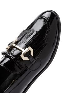 کفش راحتی سگک دار مشکی زنانه دری مد