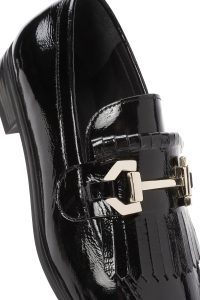 کفش راحتی سگک دار مشکی زنانه دری مد