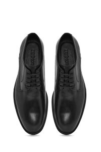 کفش رسمی مردانه مشکی چرمی بنددار دری مد