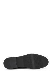 کفش رسمی مردانه مشکی چرمی بنددار دری مد