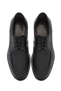 کفش رسمی مردانه مشکی چرمی بنددار دری مد