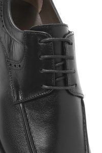 کفش رسمی مردانه مشکی چرمی بنددار دری مد