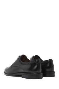 کفش رسمی مردانه مشکی چرمی بنددار دری مد