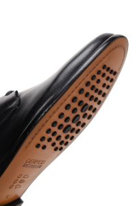 کفش رسمی کلاسیک چرمی توری مشکی مردانه Derimod Black دری مد